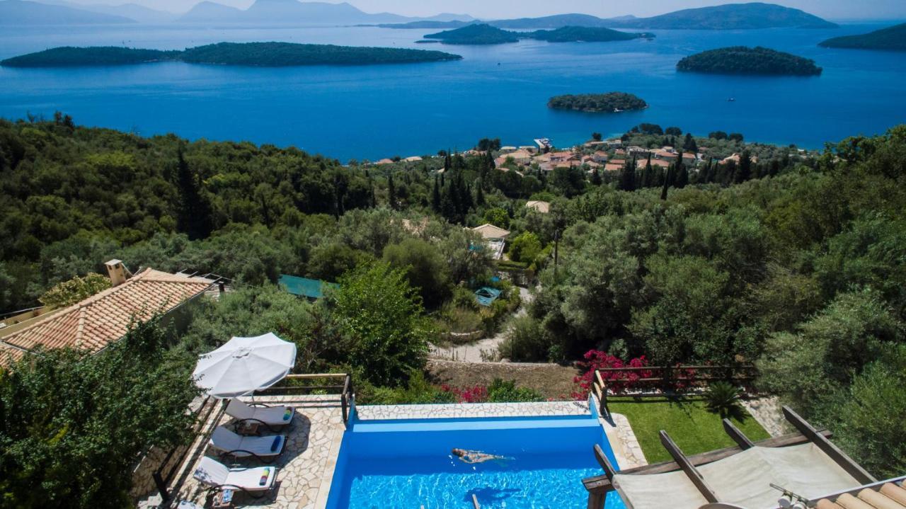 Villa Pasithea - Breathtaking Seaviews, Infinity Pool, Privacy, Close To The Beach Нидри Екстериор снимка